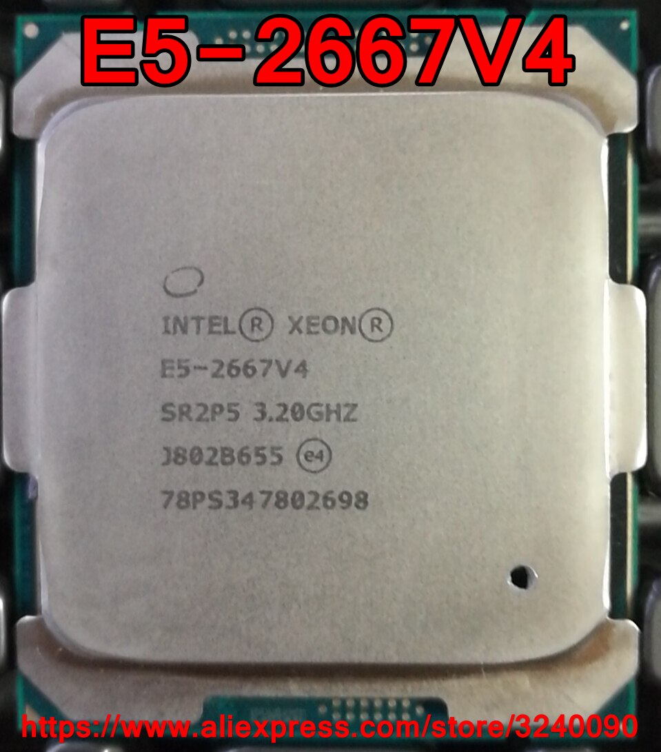   CPU E5-2667V4 SR2P5, 3.20GHz, 8 ھ, 25M LG..